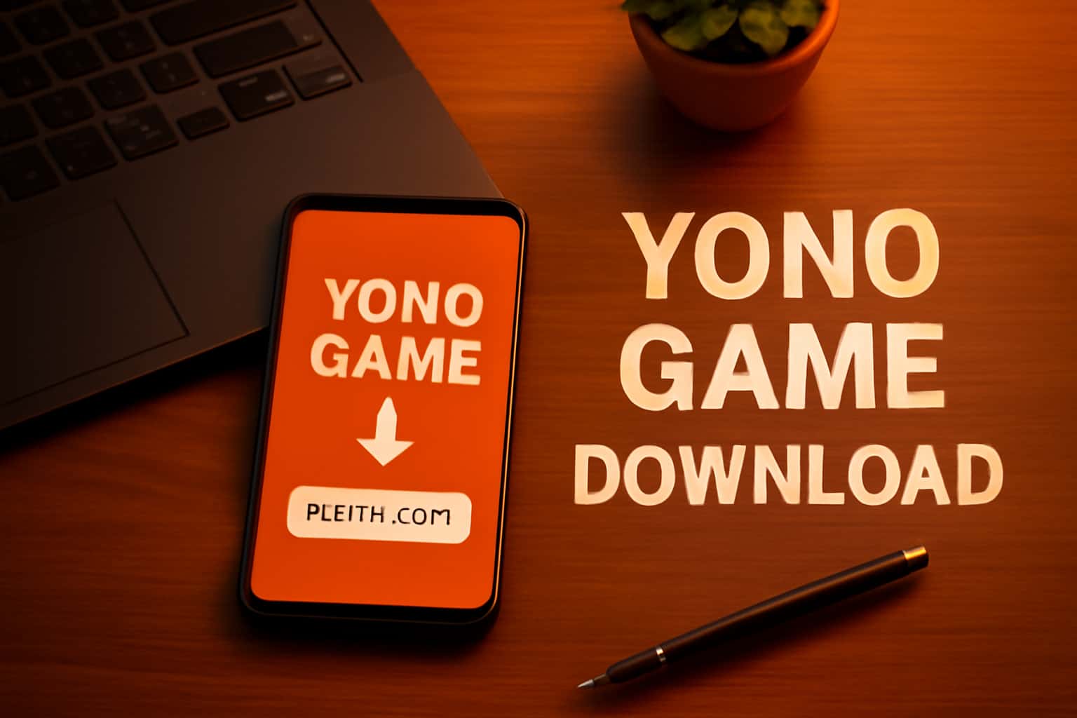 Informational visual about the safety of Yono Game Download on Android.