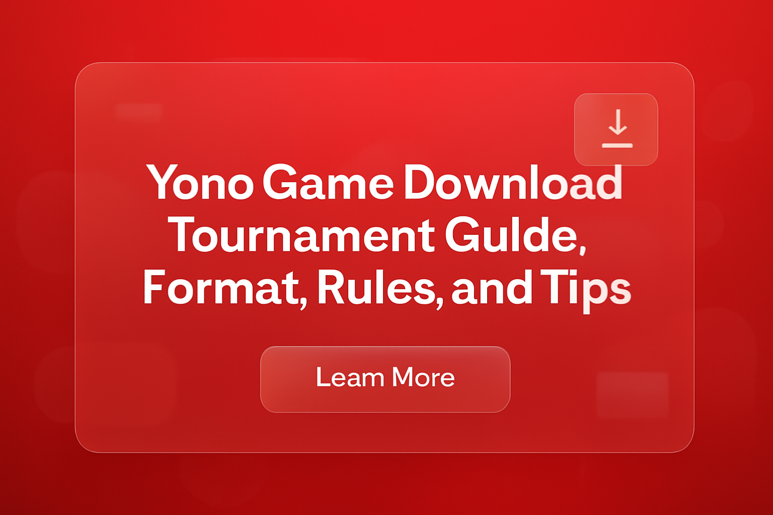 An informational graphic illustrating the update process for Yono Game Download.