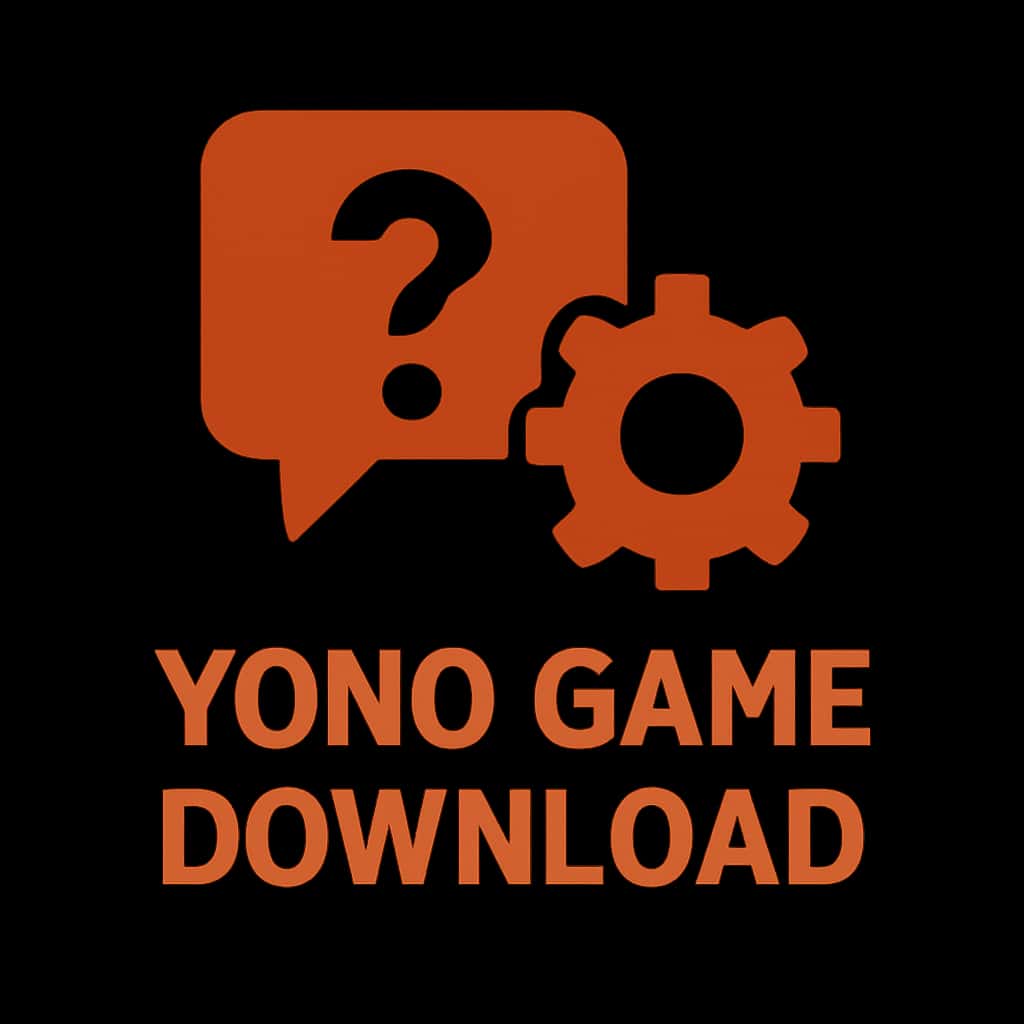 Icon representing troubleshooting issues in Yono Game Download.